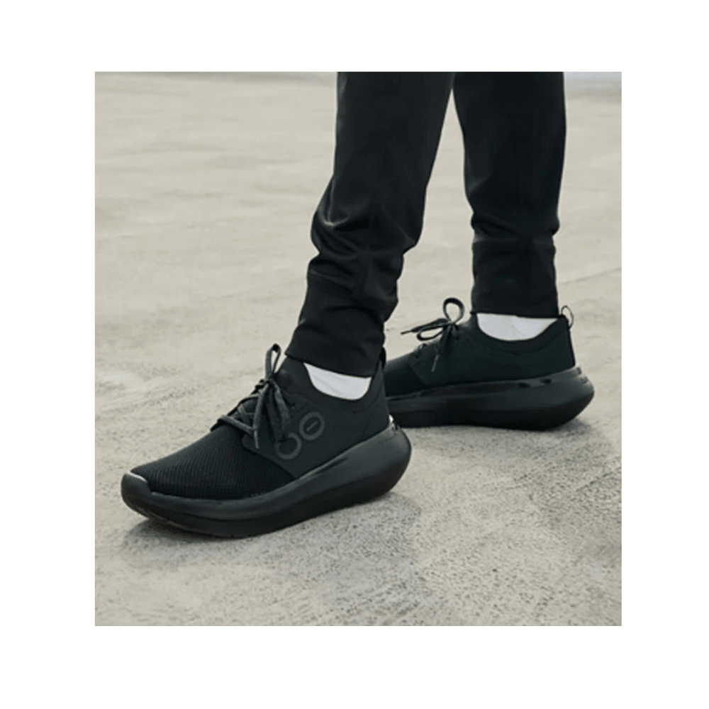 OOFOS Men's OOmy Stride Active Recovery Sneakers - Black 9
