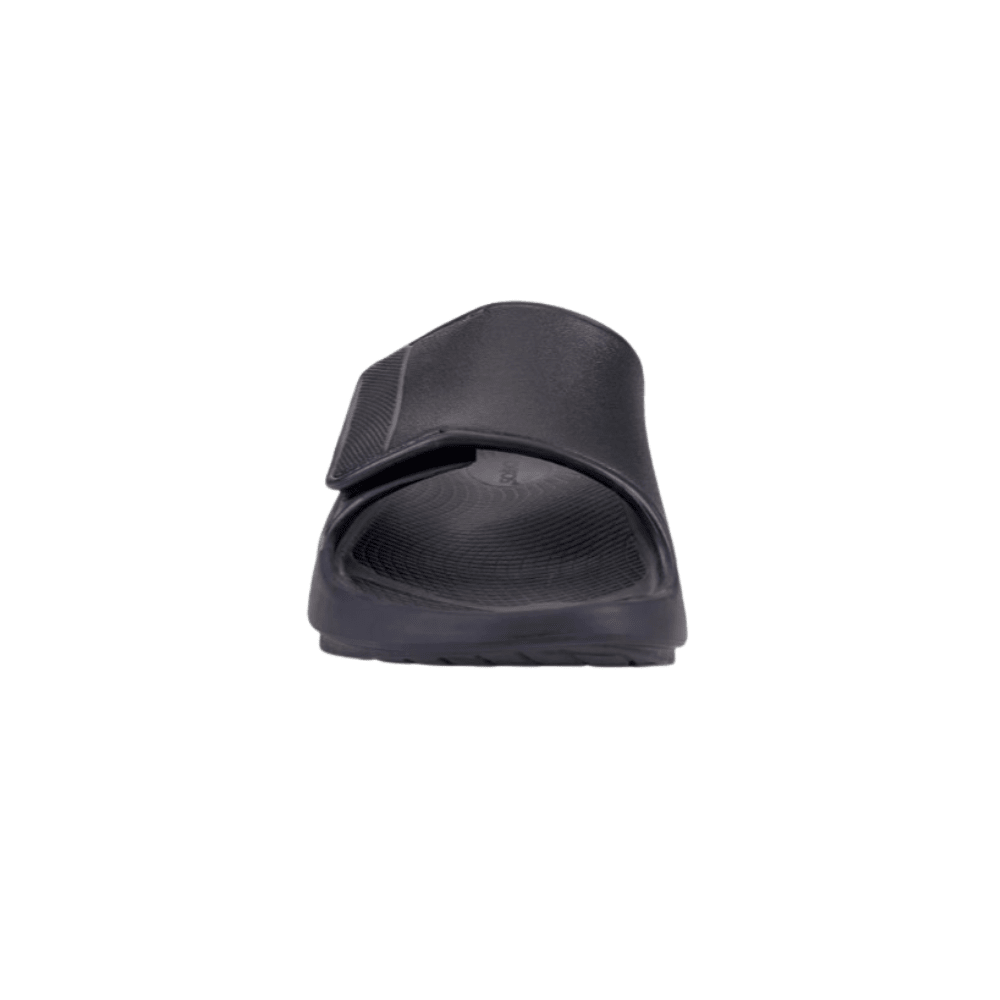 OOFOS OOahh Sport Flex Slide - Unisex - Matte Black 3