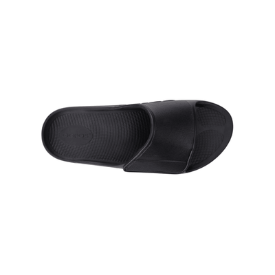 OOFOS OOahh Sport Flex Slide - Unisex - Matte Black 6