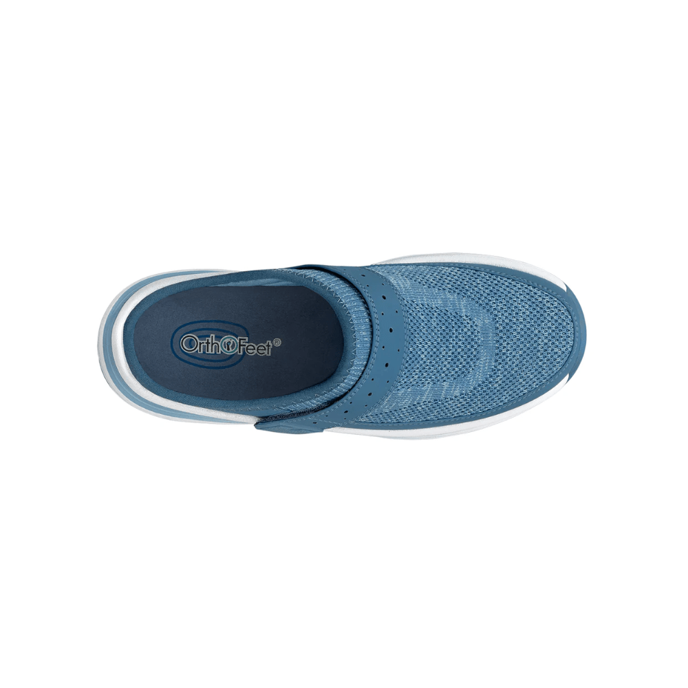 Orthofeet Iris Women’s Orthopedic Clog - Blue 3