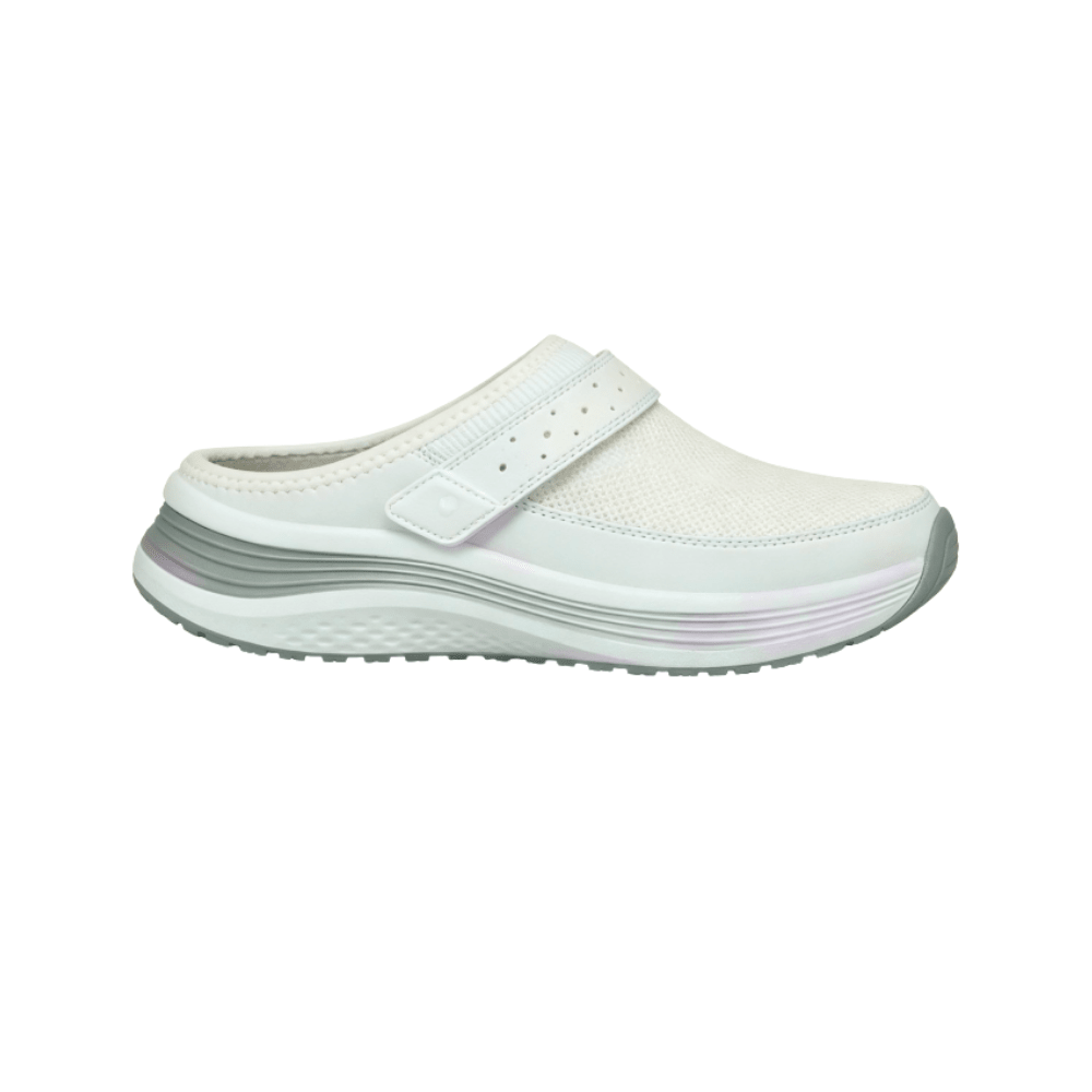 Orthofeet Iris Women’s Orthopedic Comfort Clogs - White 1