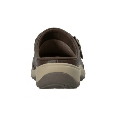 Orthofeet Irma Women's Clog Brown Leather Slip On Comfort Shoes 5
