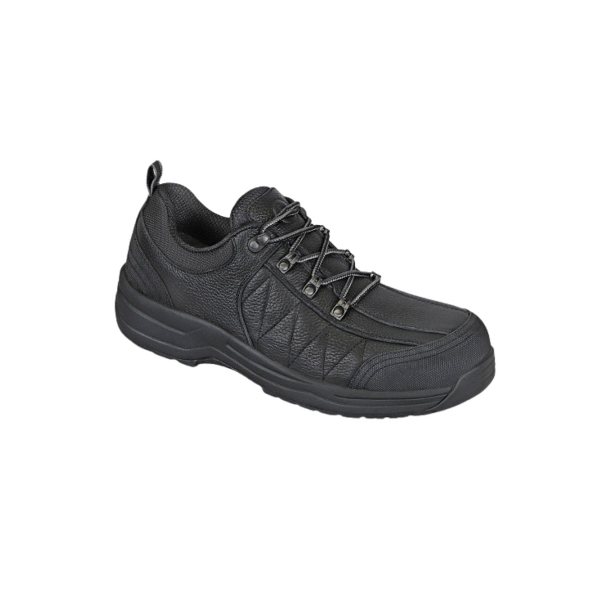 Orthofeet Men’s Basalt Waterproof Composite Toe Work Shoes – Black 4