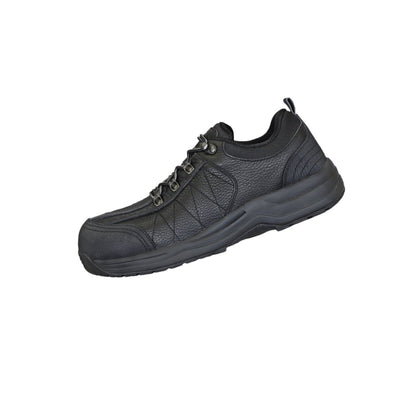 Orthofeet Men’s Basalt Waterproof Composite Toe Work Shoes – Black 3