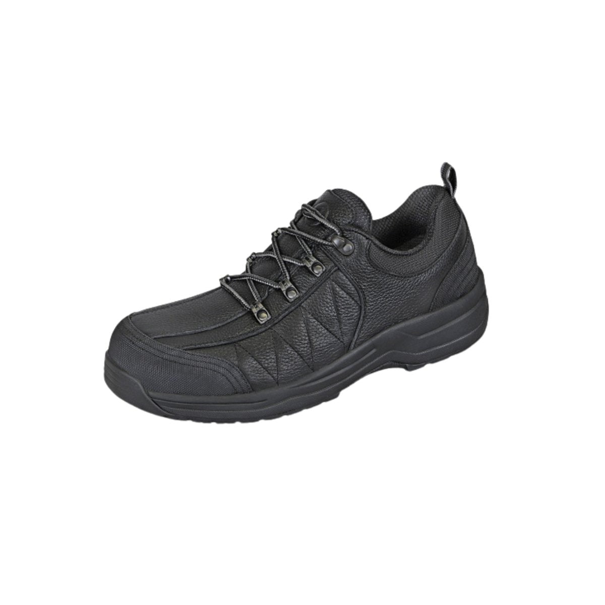 Orthofeet Men’s Basalt Waterproof Composite Toe Work Shoes – Black 8