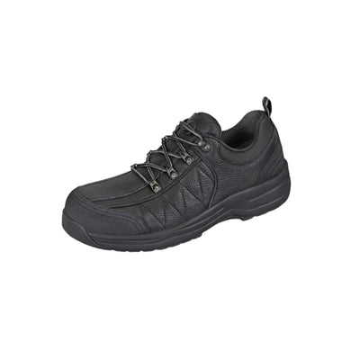 Orthofeet Men’s Basalt Waterproof Composite Toe Work Shoes – Black 8
