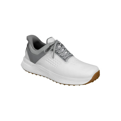 Orthofeet Men's Birdie Hands-Free Water-Repellent Golf Shoes - White 7