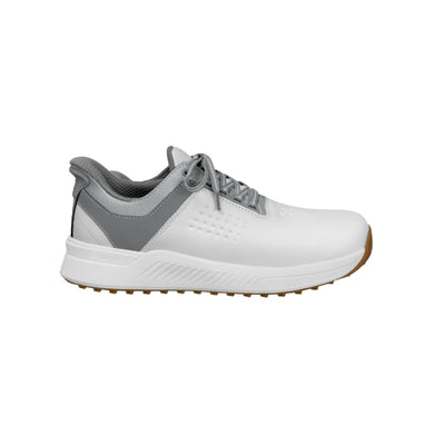 Orthofeet Men's Birdie Hands-Free Water-Repellent Golf Shoes - White 1