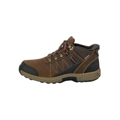 Orthofeet Men's Dalton Hands-Free Waterproof Hiking Boot – Brown 4