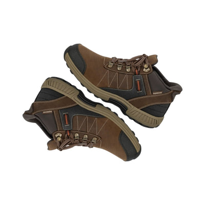 Orthofeet Men's Dalton Hands-Free Waterproof Hiking Boot – Brown 8