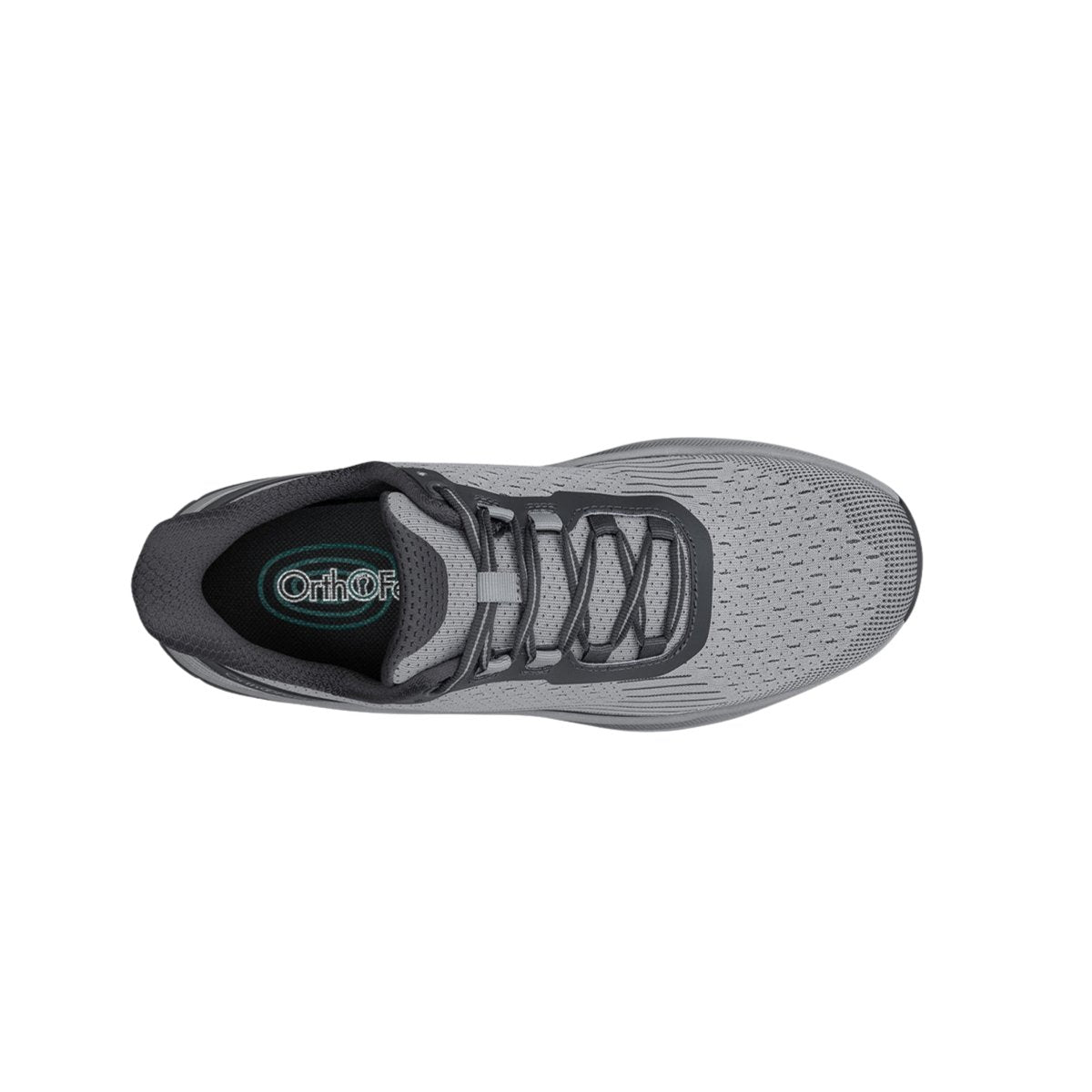 Orthofeet Men's Dash Hands-Free Slip-On Sneakers – Gray 2