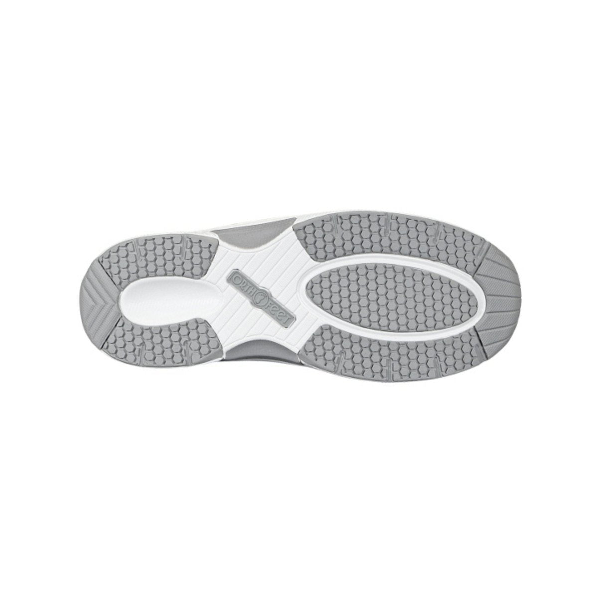 Orthofeet Men’s Edgewater Stretch Knit Orthopedic Walking Shoes – Gray 4