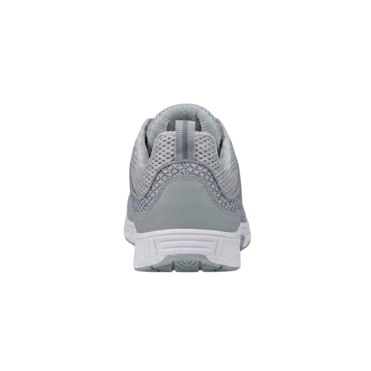 Orthofeet Men’s Edgewater Stretch Knit Orthopedic Walking Shoes – Gray 5