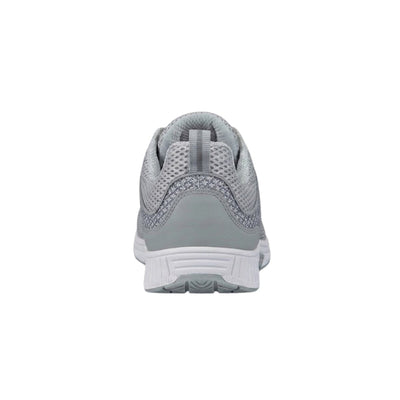 Orthofeet Men’s Edgewater Stretch Knit Orthopedic Walking Shoes – Gray 5