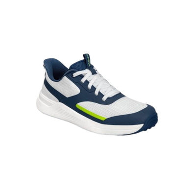 Orthofeet Men’s Fairway Orthopedic Waterproof Golf Shoes – White/Navy/Lime 3