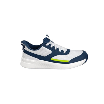 Orthofeet Men’s Fairway Orthopedic Waterproof Golf Shoes – White/Navy/Lime 1