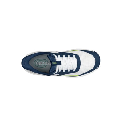 Orthofeet Men’s Fairway Orthopedic Waterproof Golf Shoes – White/Navy/Lime 5