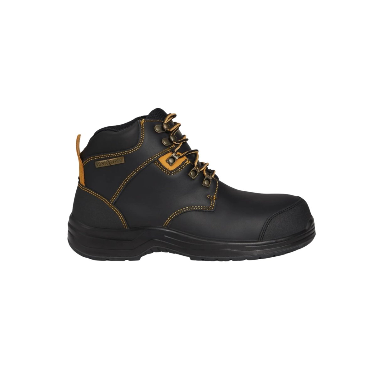 Orthofeet Men’s Granite Waterproof Work Boots – Black 1
