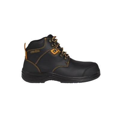 Orthofeet Men’s Granite Waterproof Work Boots – Black 1