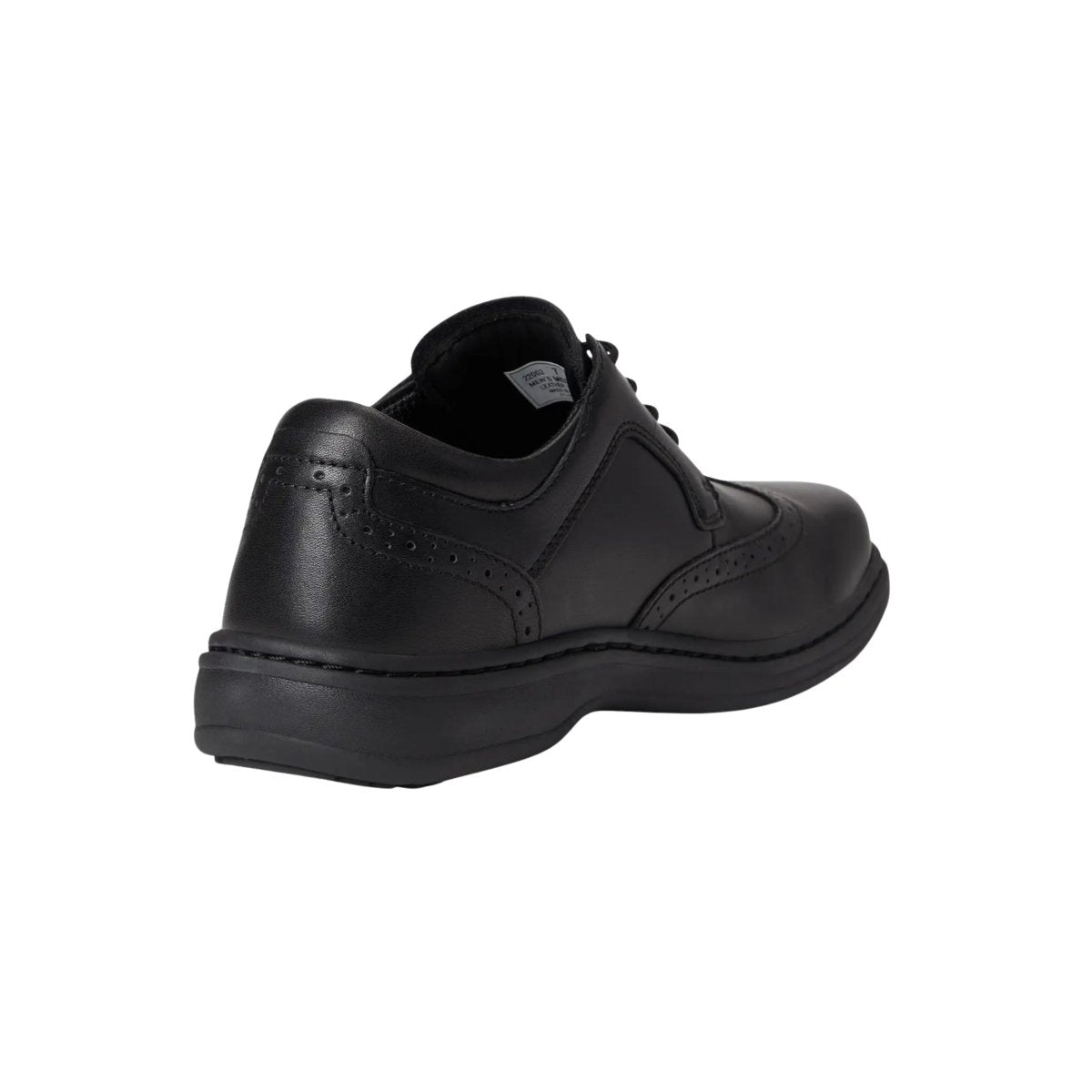 Orthofeet Men's Moreno Leather Orthotic Walking Shoes - Black 8