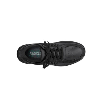 Orthofeet Men’s Navigate Hands‑Free Athletic Sneaker – Black 25002