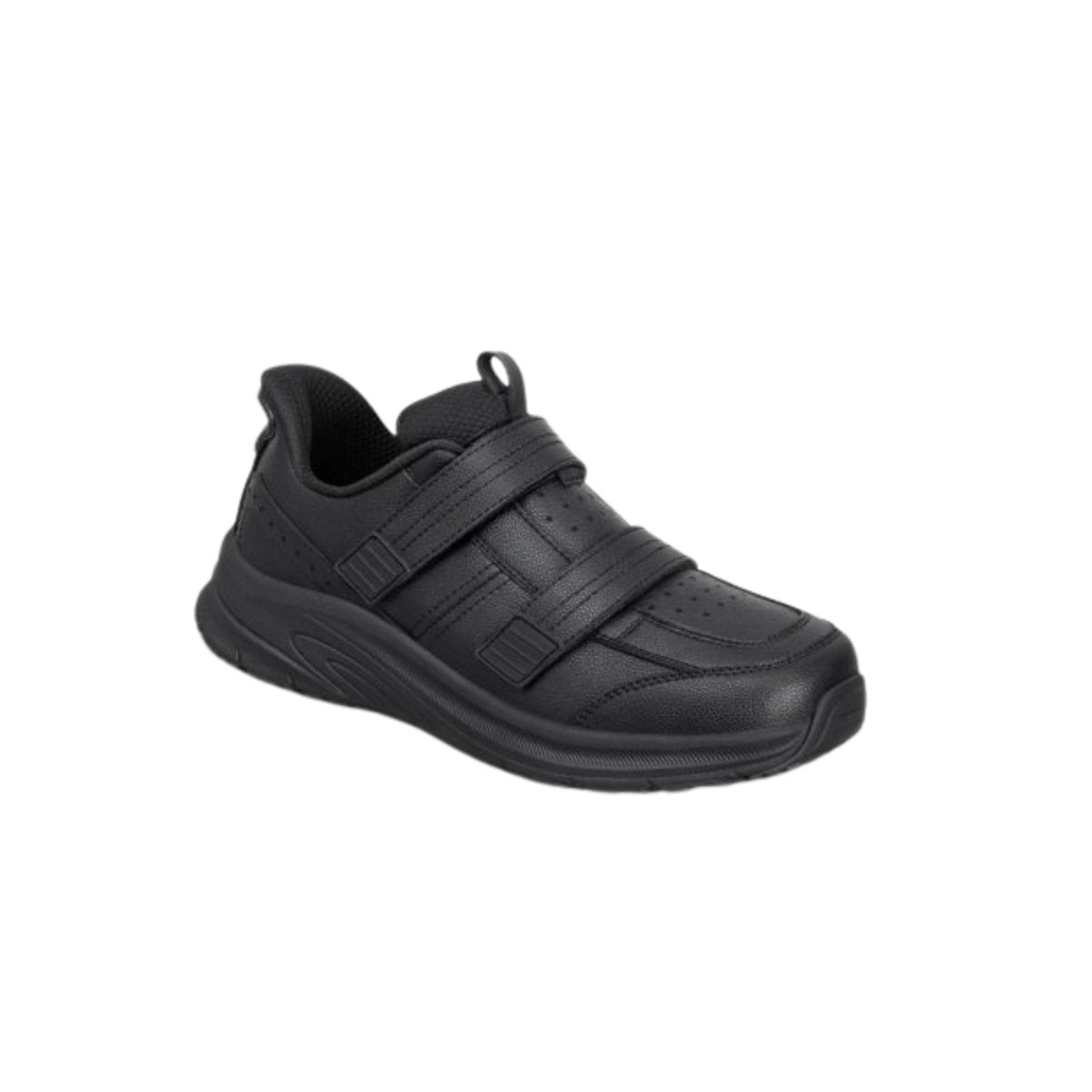 Orthofeet Men's Oak Hands-Free Double Depth Shoes – Black 2