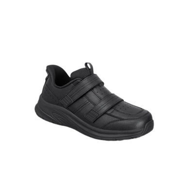 Orthofeet Men's Oak Hands-Free Double Depth Shoes – Black 2