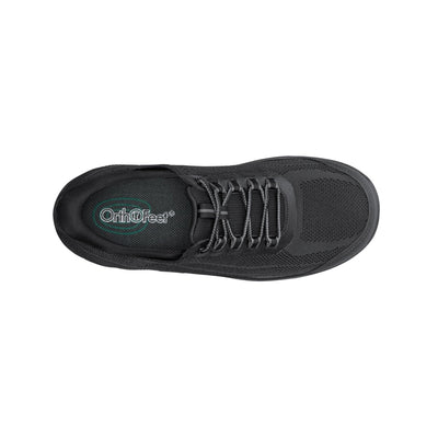 Orthofeet Men's Onyx Hands-Free Safety Toe Work Shoes - Black 7