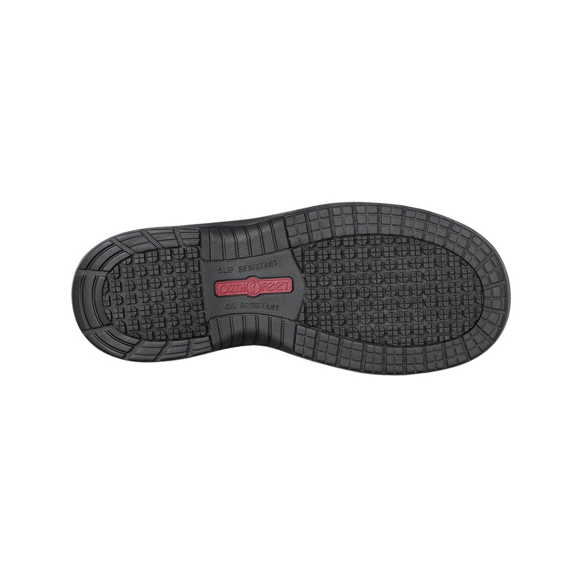 Orthofeet Men's Onyx Hands-Free Safety Toe Work Shoes - Black 3