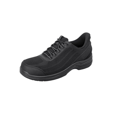 Orthofeet Men's Onyx Hands-Free Safety Toe Work Shoes - Black 2