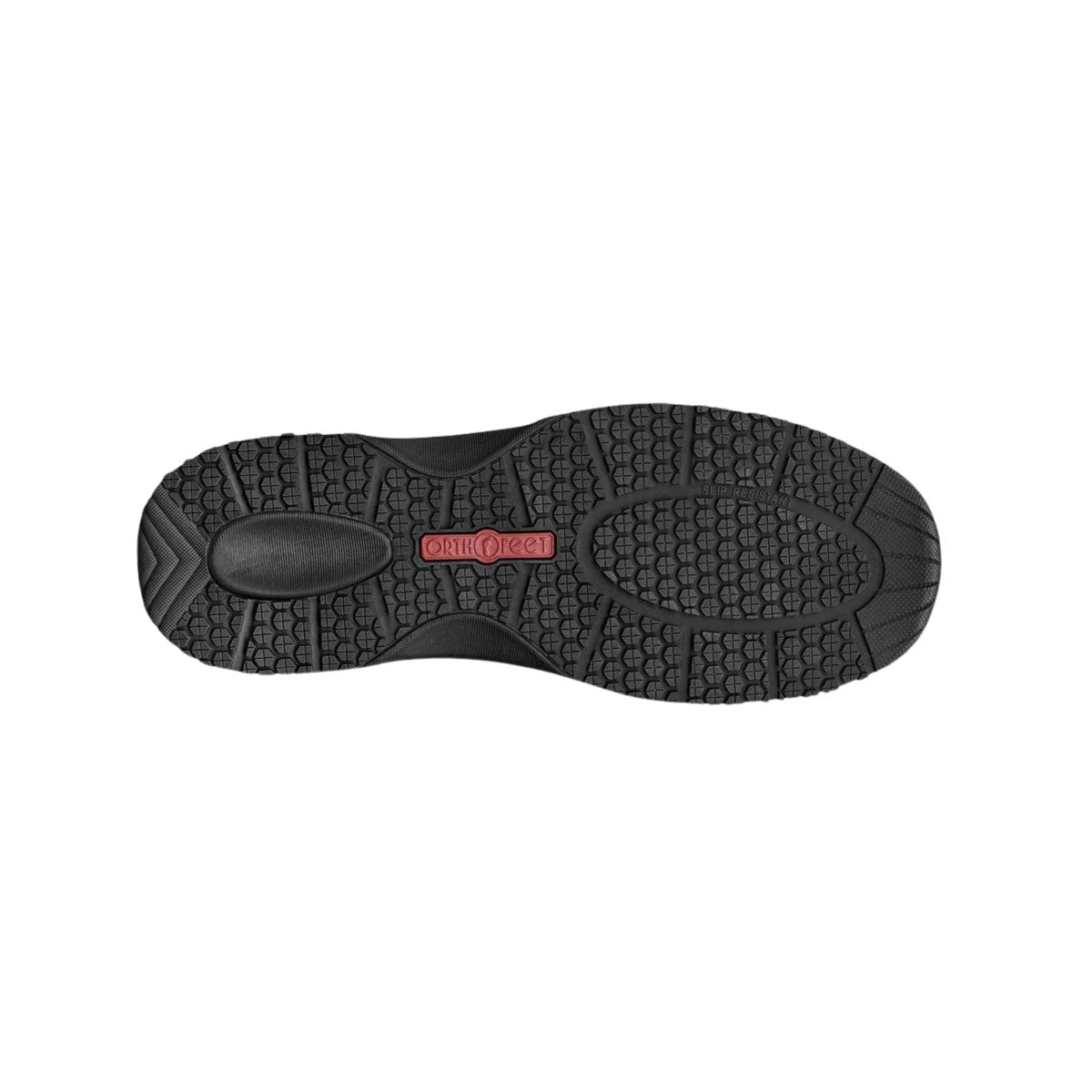 Orthofeet Men’s Pacific Palisades Waterproof Leather Sneakers – Black 6