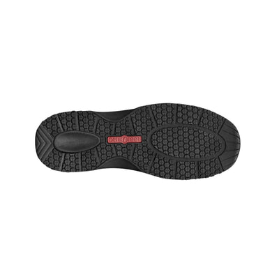 Orthofeet Men’s Pacific Palisades Waterproof Leather Sneakers – Black 6