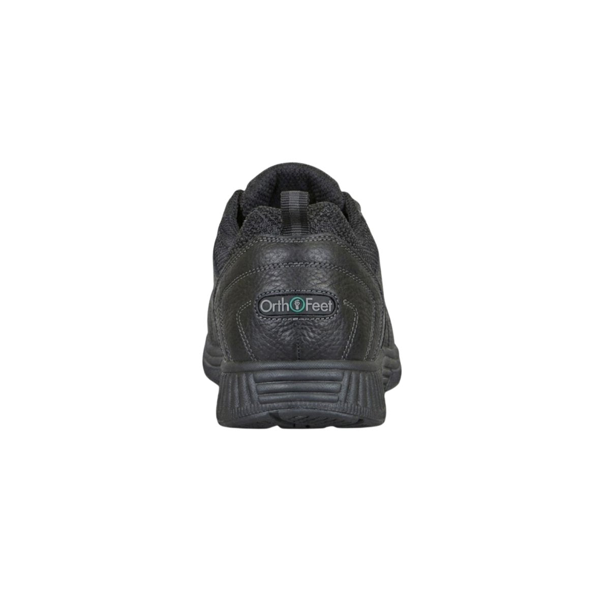 Orthofeet Men’s Pacific Palisades Waterproof Leather Sneakers – Black 7
