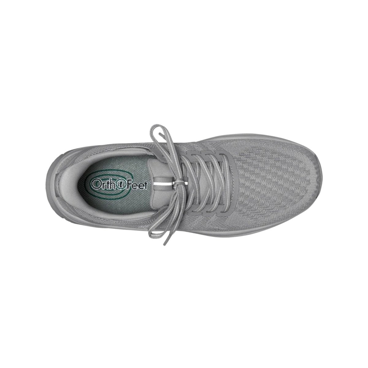 Orthofeet Men’s Tilos Hands-Free Plantar Fasciitis Sneakers – Gray/Gray 5