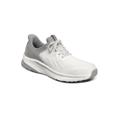 Orthofeet Men’s Tilos Hands‑Free Athletic Sneaker – White 20023M 1
