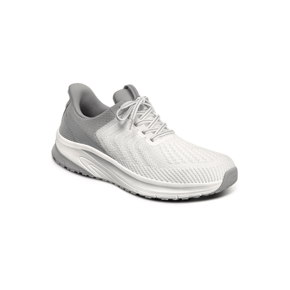 Orthofeet Men’s Tilos Hands‑Free Athletic Sneaker – White 20023M 1