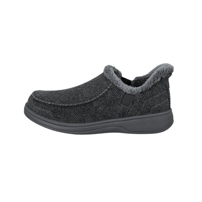 Orthofeet Men’s Vito Hands-Free Slip-On Sneakers – Charcoal 3