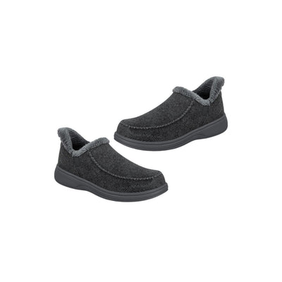 Orthofeet Men’s Vito Hands-Free Slip-On Sneakers – Charcoal 6