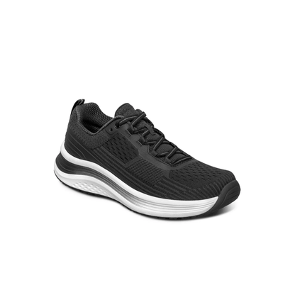 Orthofeet Relay - Women's Hand's Free Running Shoe - Black 87001M 1