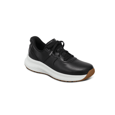 Orthofeet Stride Women's Hands - Free Leather Sneaker - Black 1