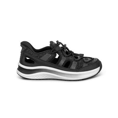 Orthofeet Venus Hands Free Women’s Athletic Sandals – Black 1