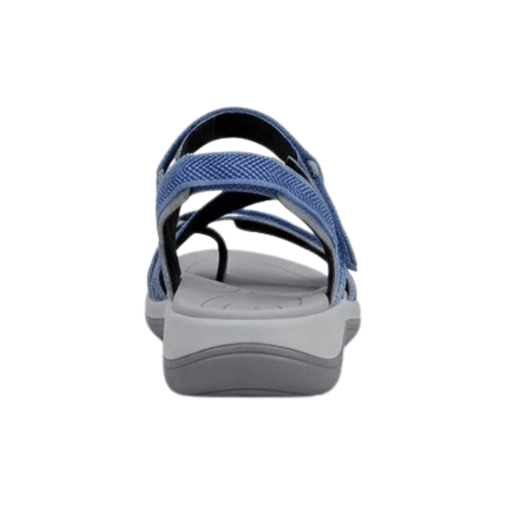 Orthofeet Women Orthopedic Lake Blue Adjustable Water Friendly Sandal 3