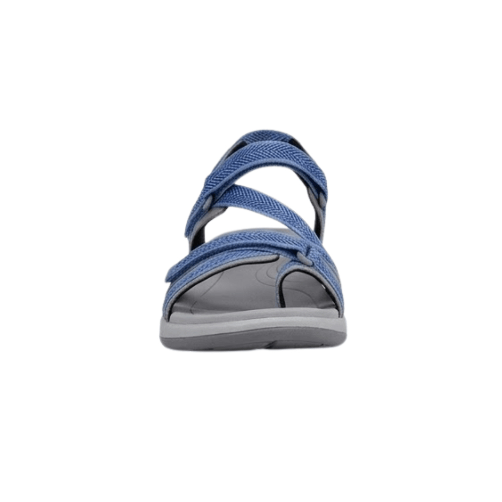 Orthofeet Women Orthopedic Lake Blue Adjustable Water Friendly Sandal 4