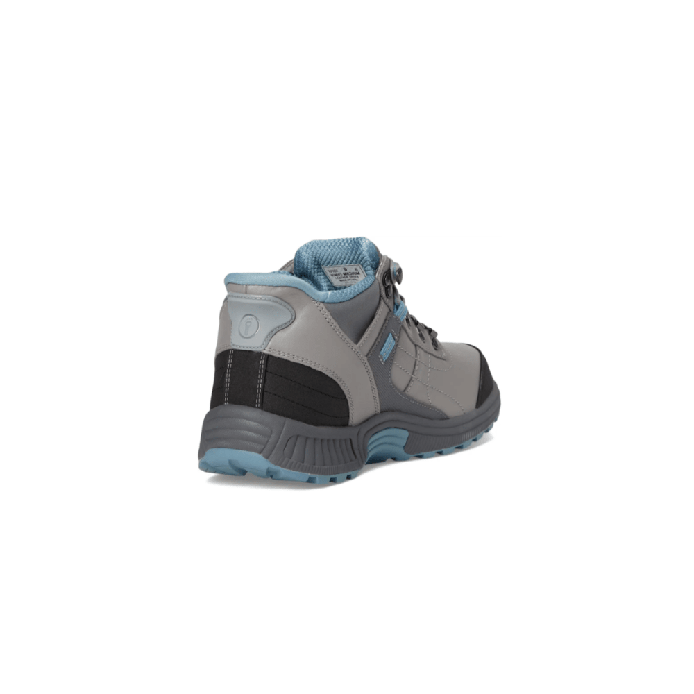 OrthoFeet Women's Carmel Hands-Free Waterproof Hiking Boot - Gray 4