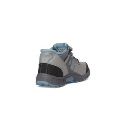 OrthoFeet Women's Carmel Hands-Free Waterproof Hiking Boot - Gray 4