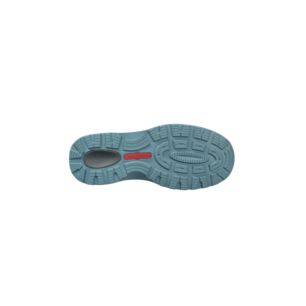 OrthoFeet Women's Carmel Hands-Free Waterproof Hiking Boot - Gray 6
