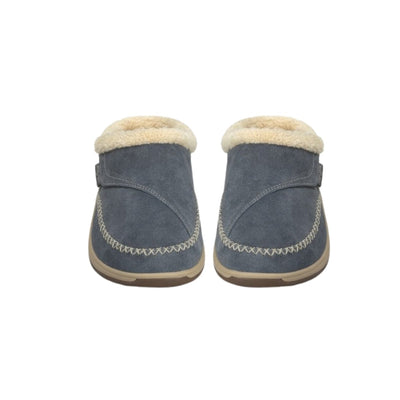 Orthofeet Women's Charlotte Orthopedic Adjustable Slippers - Gray 5