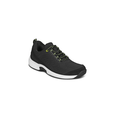 OrthoFeet Women's Coral Sneaker - Black 3
