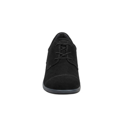 Orthofeet Women's Eleanor - Wedge Casual Oxford Shoe - Black 3