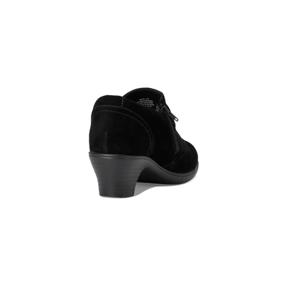 OrthoFeet Women's Eva Stretch Fabric Shoe - Black 5